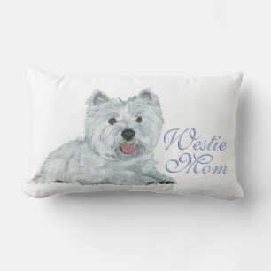 Westie Mum Lumbar Cushion