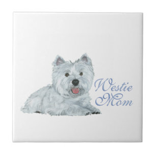 Westie Mum Tile