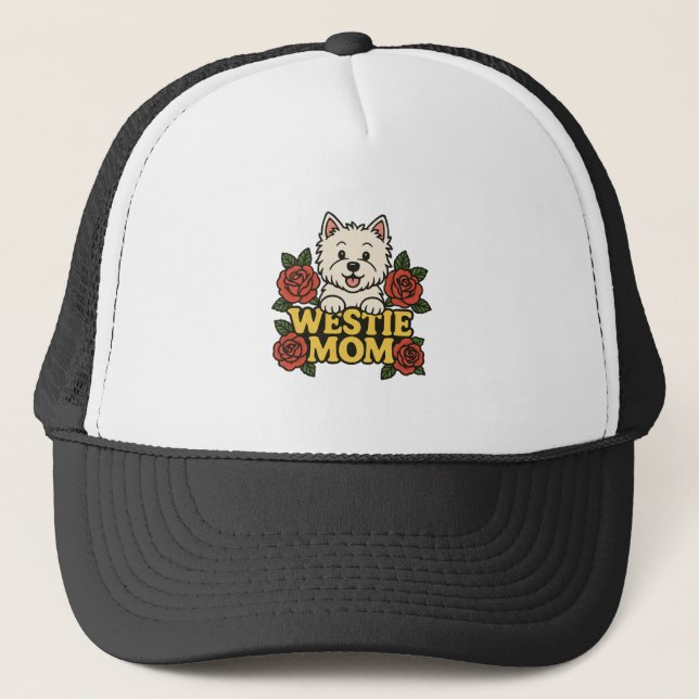 Westie Mum Trucker Hat (Front)