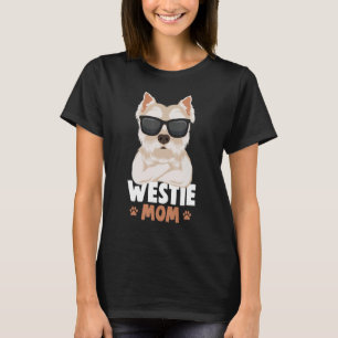 Westie Mum West Highland White Terrier Dog Mama Wo T-Shirt