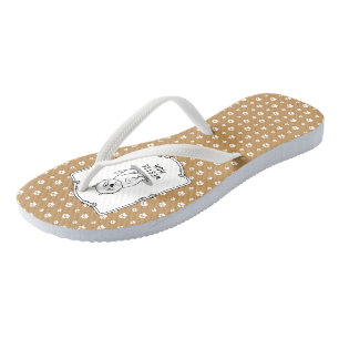 Westie Mum - West Highland White Terrier Mum Flip Flops
