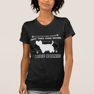 westie Mummy Design T-Shirt