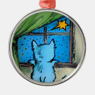 Westie Ornaments - First Star / Christmas