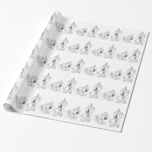 Westie Party Time Wrapping Paper
