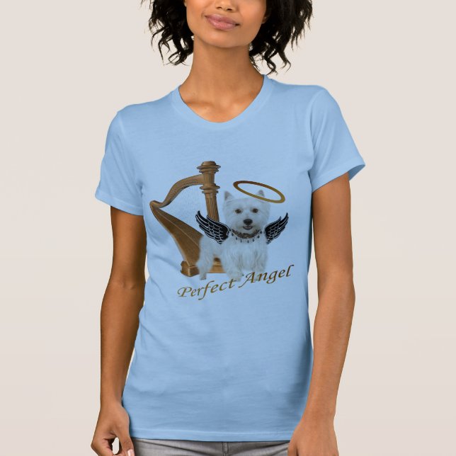 Westie Perfect Angel T-Shirt (Front)