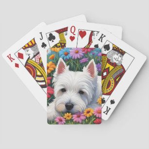 Westie playing cards