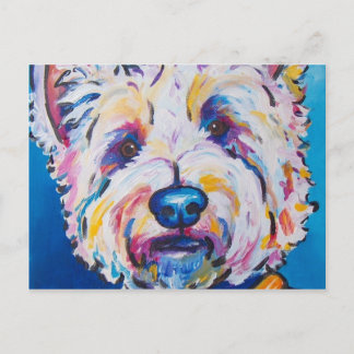 Westie Postcard