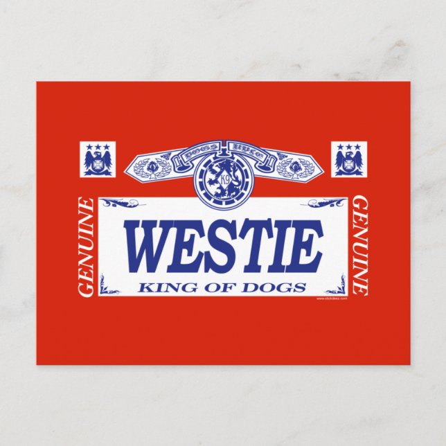 Westie Postcard (Front)