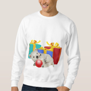 Westie Puppy Christmas Playtime Sweatshirt