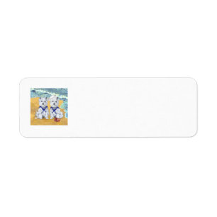 Westie Return Address Label