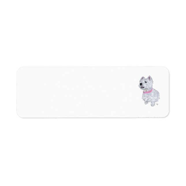 Westie Return Address Label (Front)