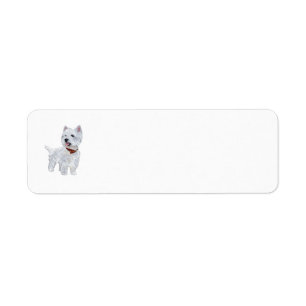 Westie Return Address Label