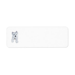 Westie Return Address Label