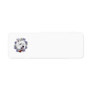 Westie  Return Address Label