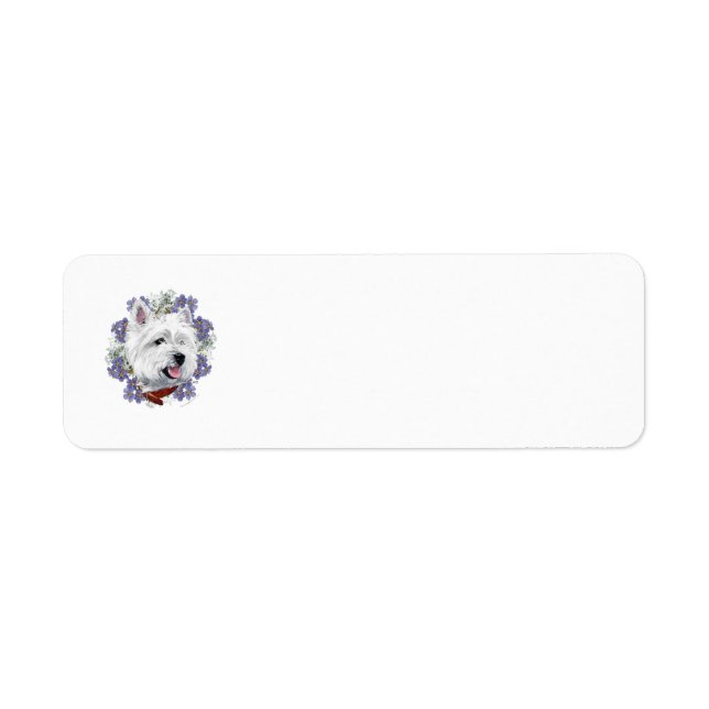 Westie  Return Address Label (Front)