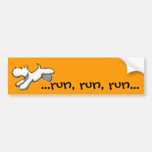 Westie Run Bumper Sticker