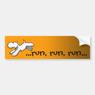 Westie Run Bumper Sticker