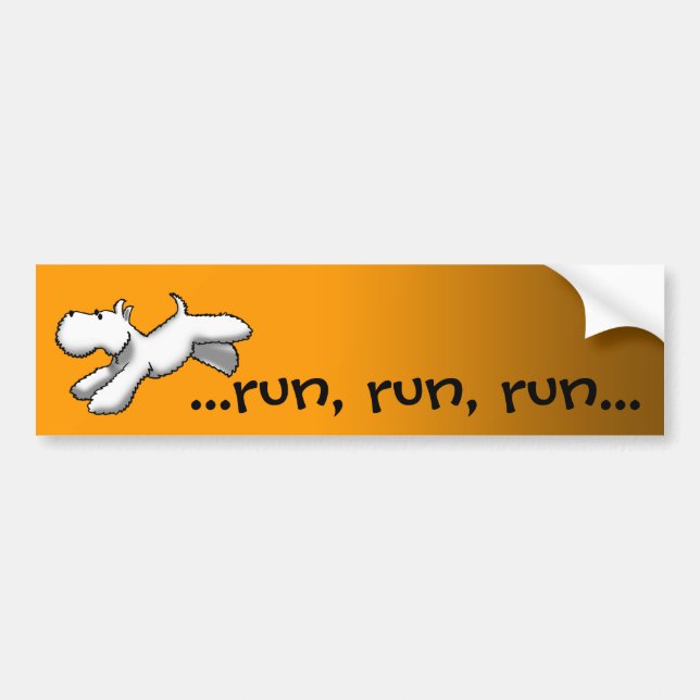 Westie Run Bumper Sticker (Front)