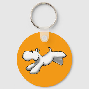 Westie Run Keychain