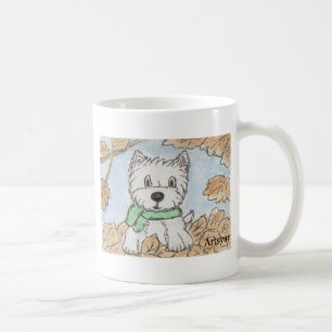 WESTIE SCARF COFFEE MUG