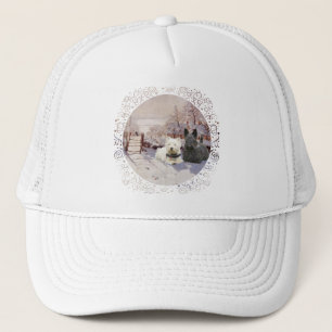 Westie & Scottie Winter Magpie Trucker Hat