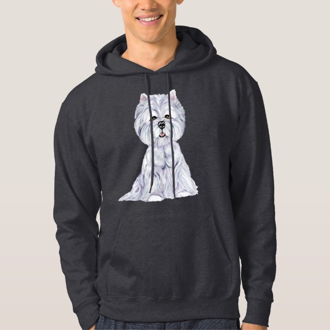 Westie Sit Hoodie (Front)