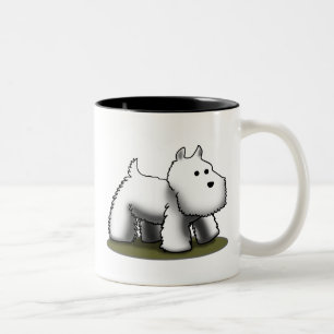 Westie Smaller Two-Tone Coffee Mug