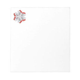 Westie Snowflake Notepad
