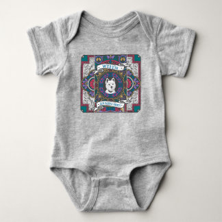 Westie Stained Glass "Small But Mighty" Baby Bodysuit