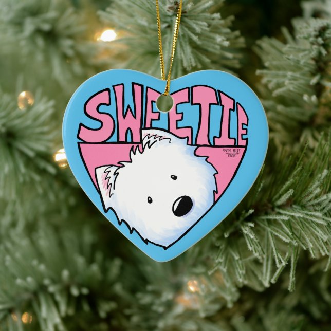 Westie Sweetie Ceramic Tree Decoration (Tree)