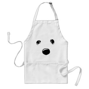 Westie Terrier Face Apron