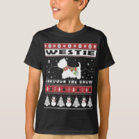 Westie Through The Snow Cute Christmas