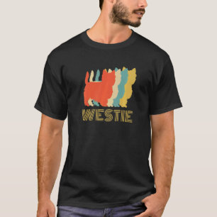 Westie West Highland Terrier Dog Breed Vintage Loo T-Shirt