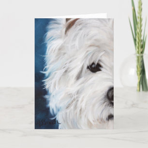 Westie West Highland Terrier Eye See You Card