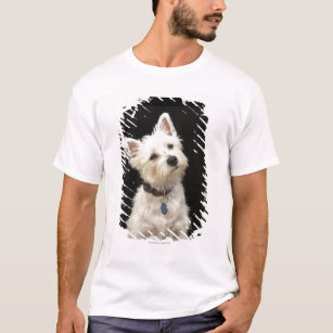 Westie (West Highland terrier) with collar T-Shirt