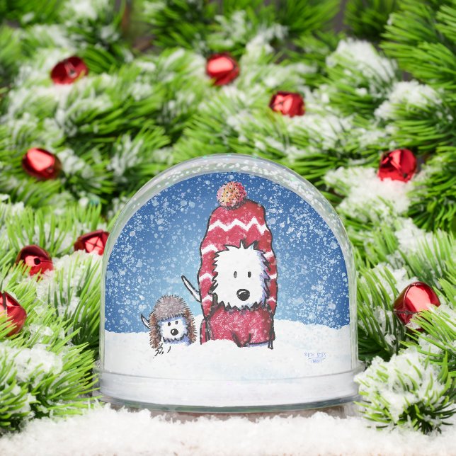 Westie Winter Duo Snowglobe (Christmas)
