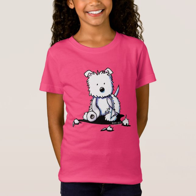 Westie With TP T-Shirt (Front)