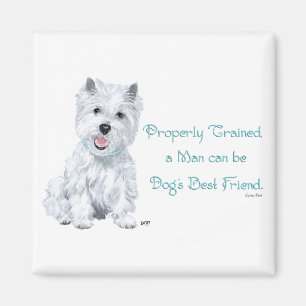 Westie Words of Wisdom Magnet