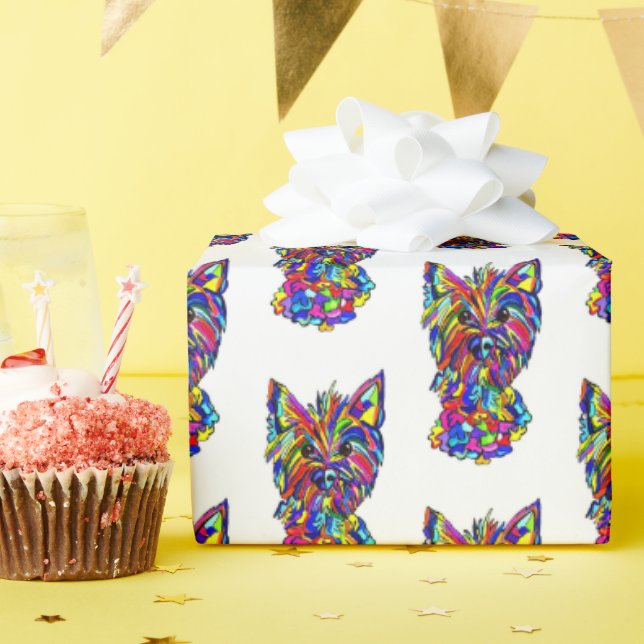 Westie Wrapping Paper (Birthday Party)