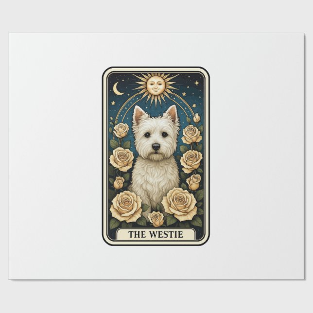Westie Wrapping Paper (Flat)