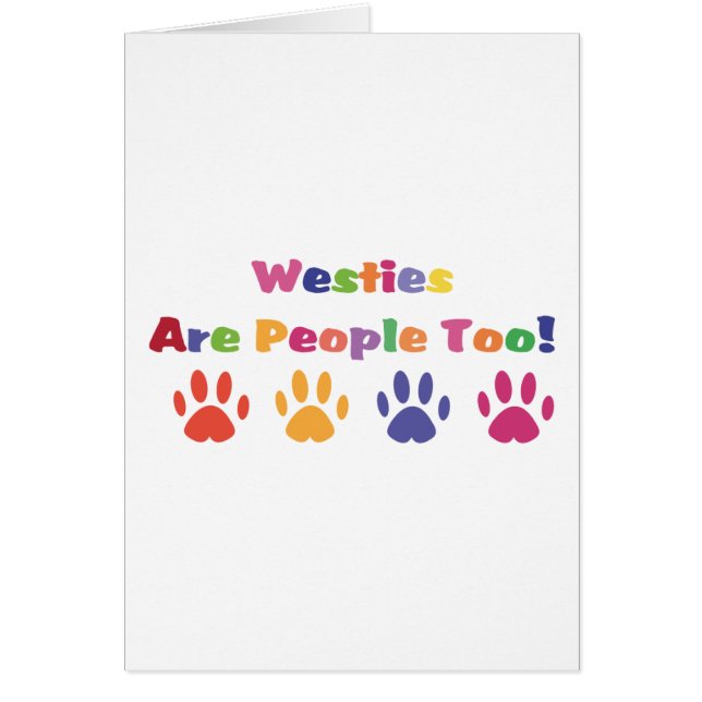 Westies Are People Too (Front)