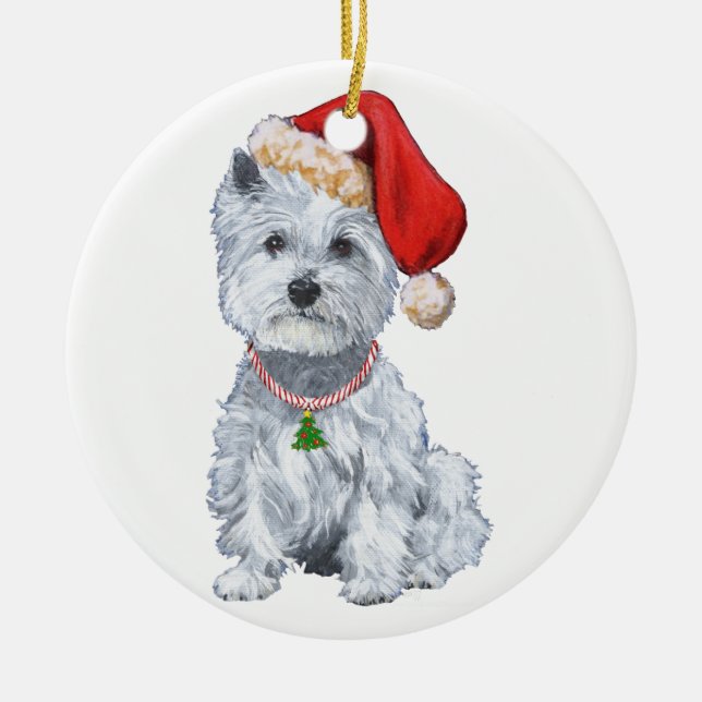 Westies Christmas Ornament (Front)