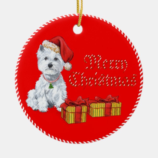 Westies Christmas Ornament (Front)