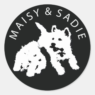 Westies Classic Round Sticker