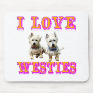 Westies Mouse Pad. Mat