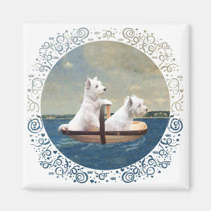 Westies Set Sail Magnet