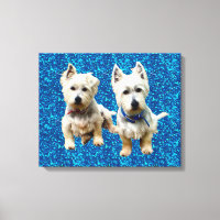 Westies Wall Canvas..