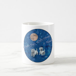 Westies Wishing on the Moon Coffee Mug