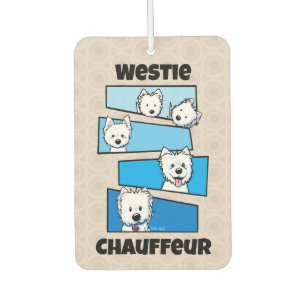 Westievision car air freshener