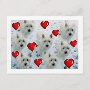 Westin hearts postcard thankyou, birthday, hello e